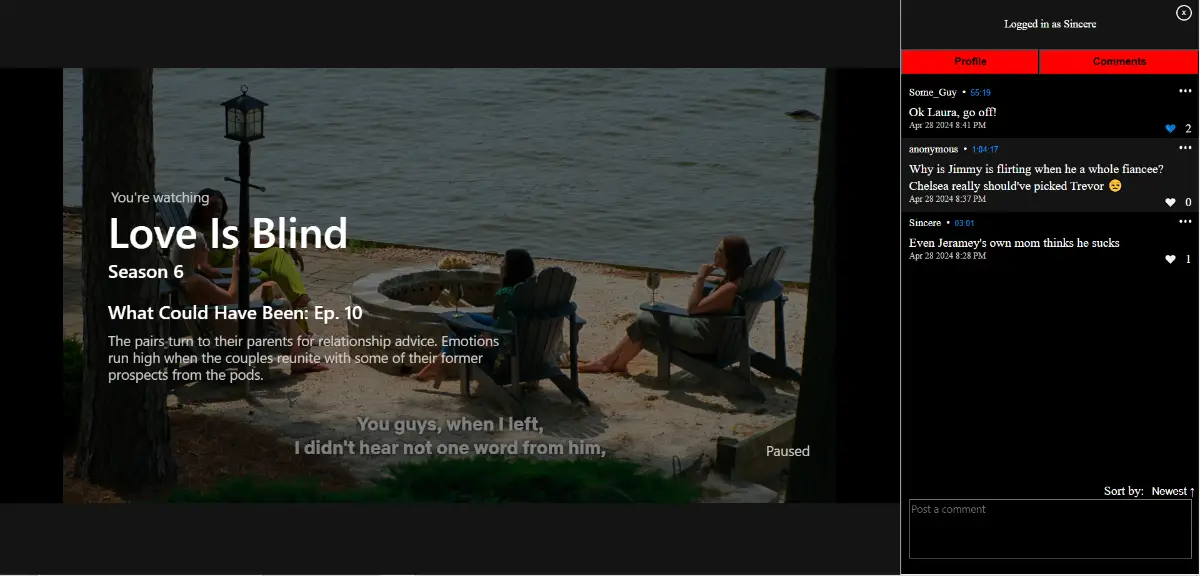 (Unofficial) Netflix Comment Section product image