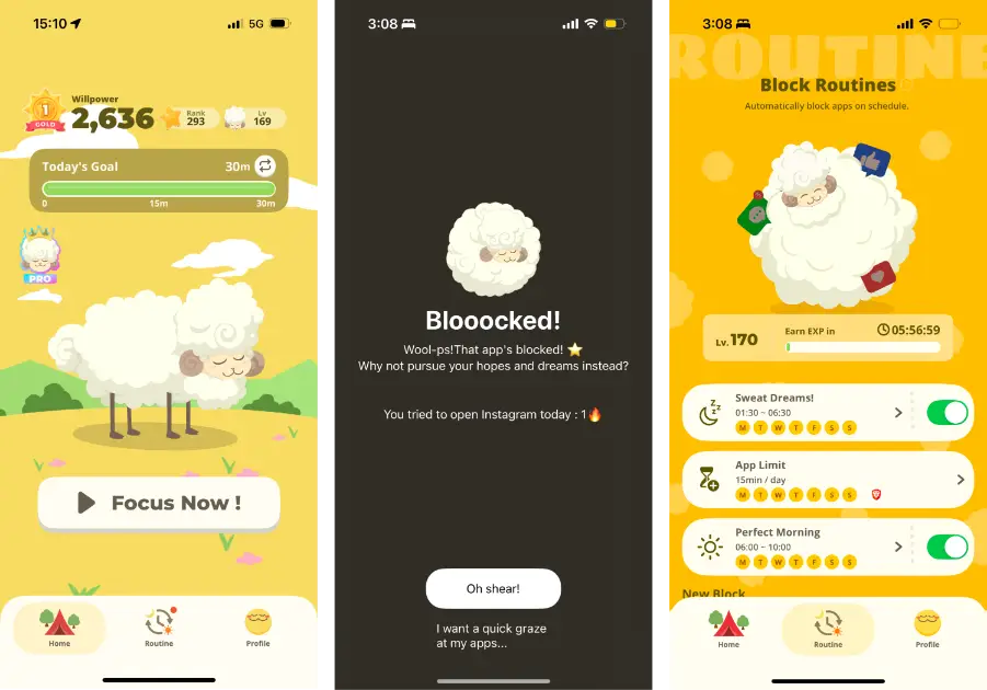 DREAM SHEEP｜Screen Time, Focus product image