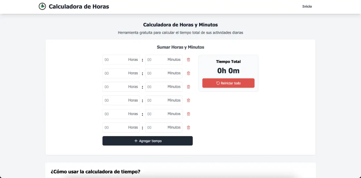Calculadora de Horas product image