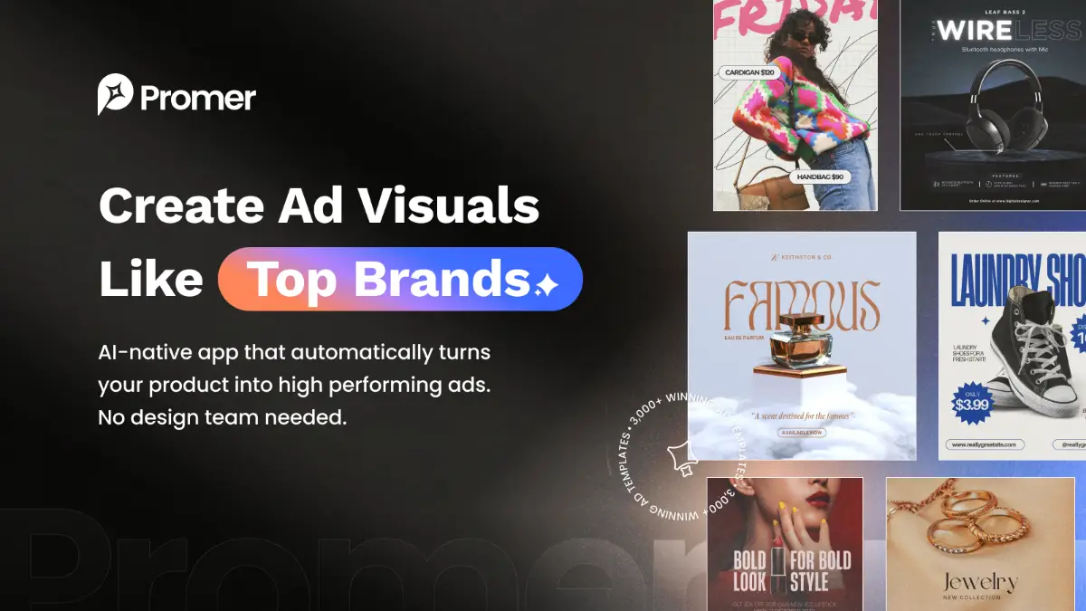 Promer AI: Ad Creative Studio image number 01