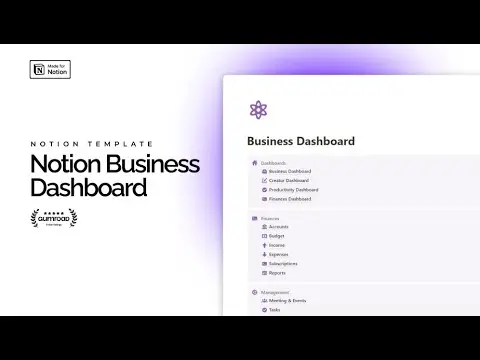 Business Dashboard Notion Template image number 11