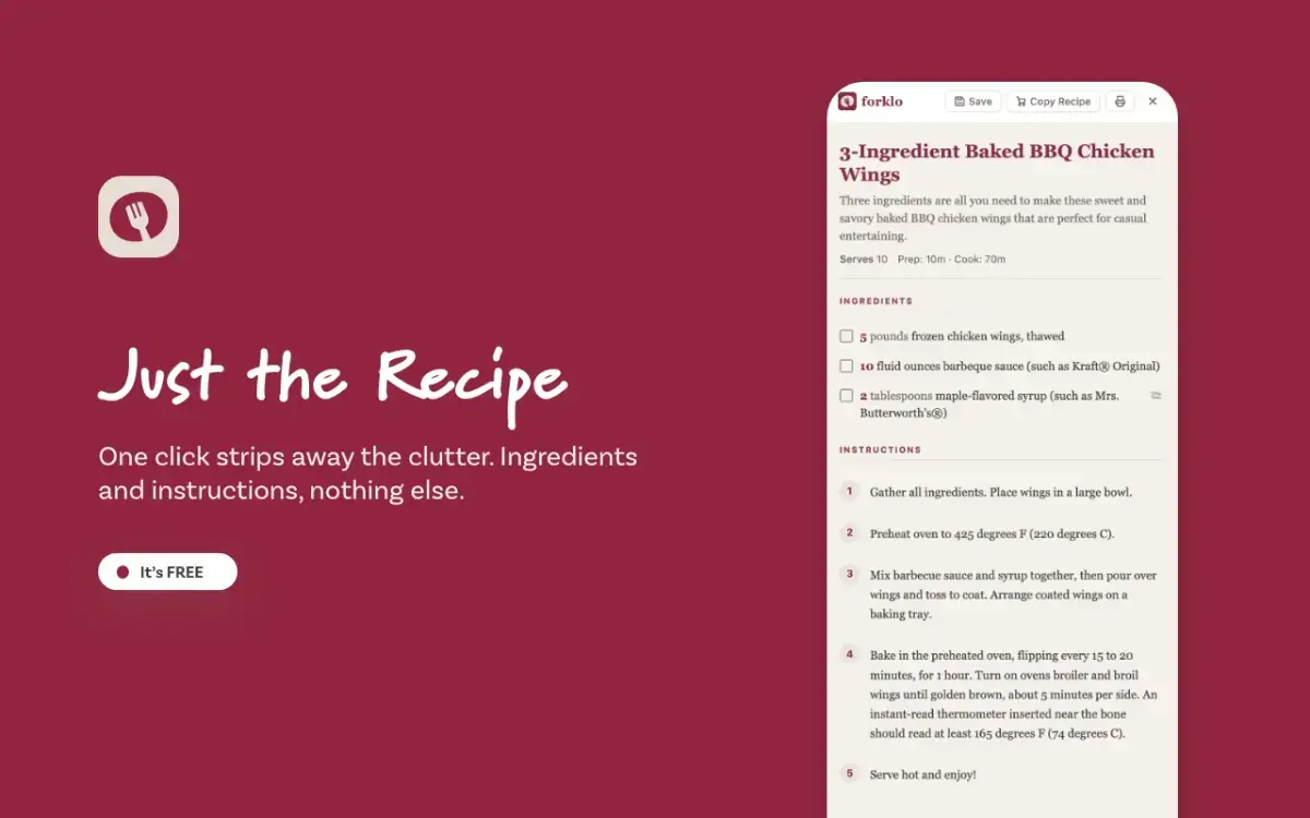 Forklo — Just the Recipe image number 11