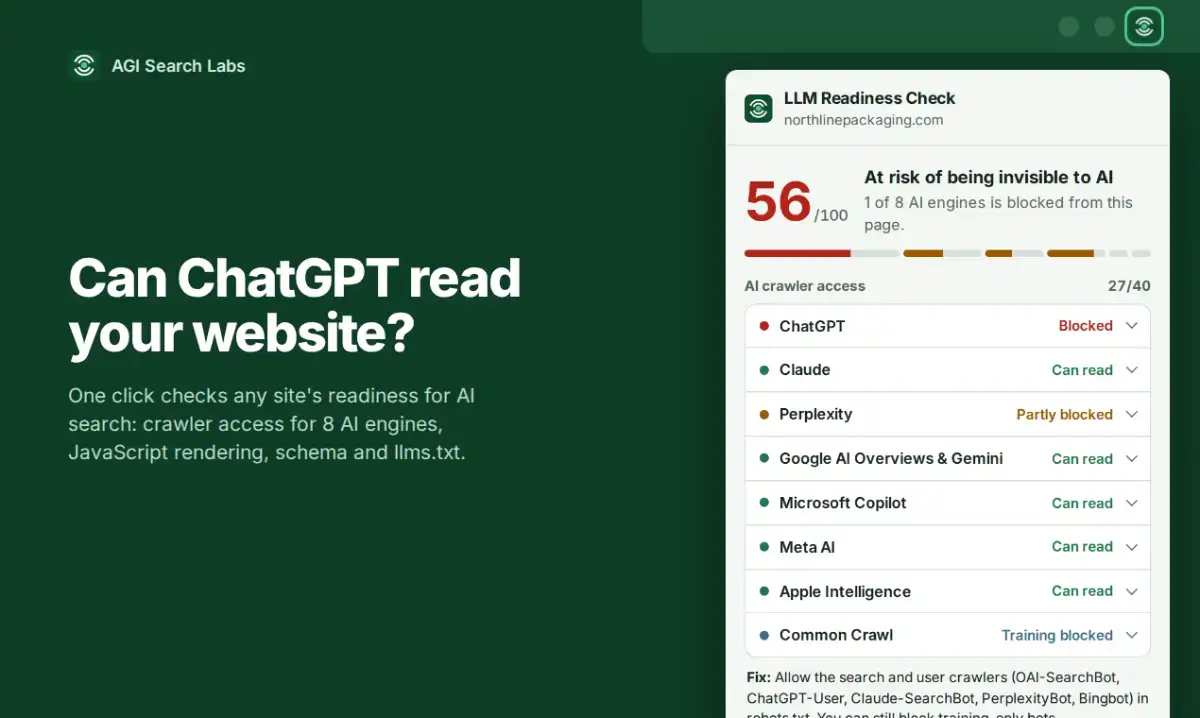 LLM Readiness Check image number 01