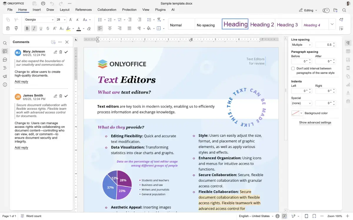 ONLYOFFICE Docs image number 01
