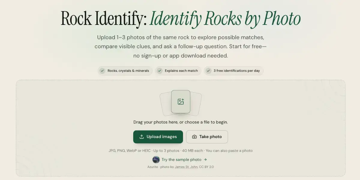 rockidentify product image