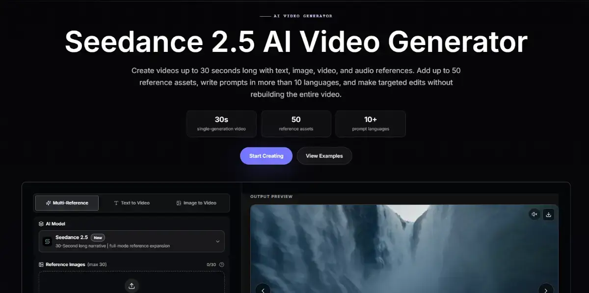 Seedance 2.5  Video Generator image number 01