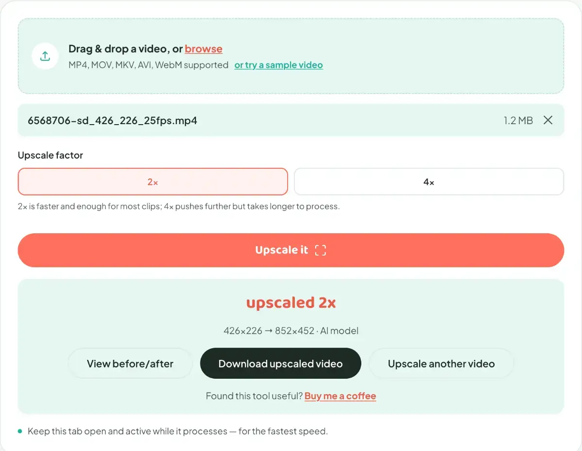 Squishyfile Video Upscaler image number 01
