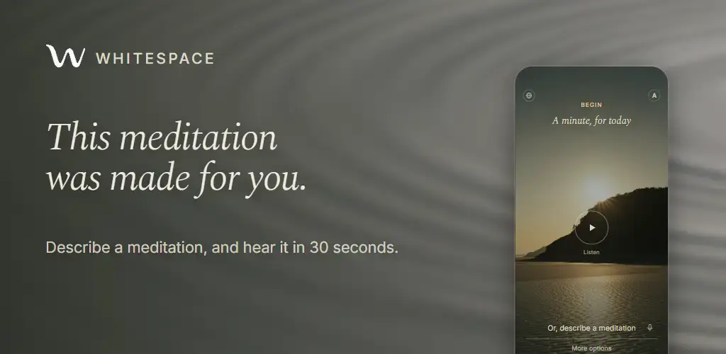 Whitespace: Meditation For You image number 01